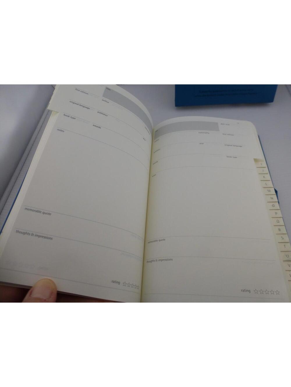 Moleskine Book Journal Hardcover Blue Reading Log Planner Diary New BK1 - Picture 3 of 11